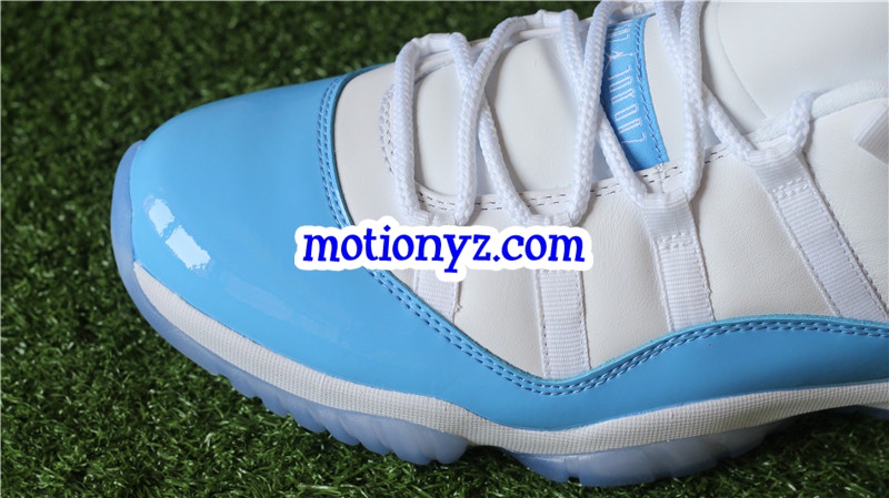 Authentic Air Jordan 11 Low Columbia Blue